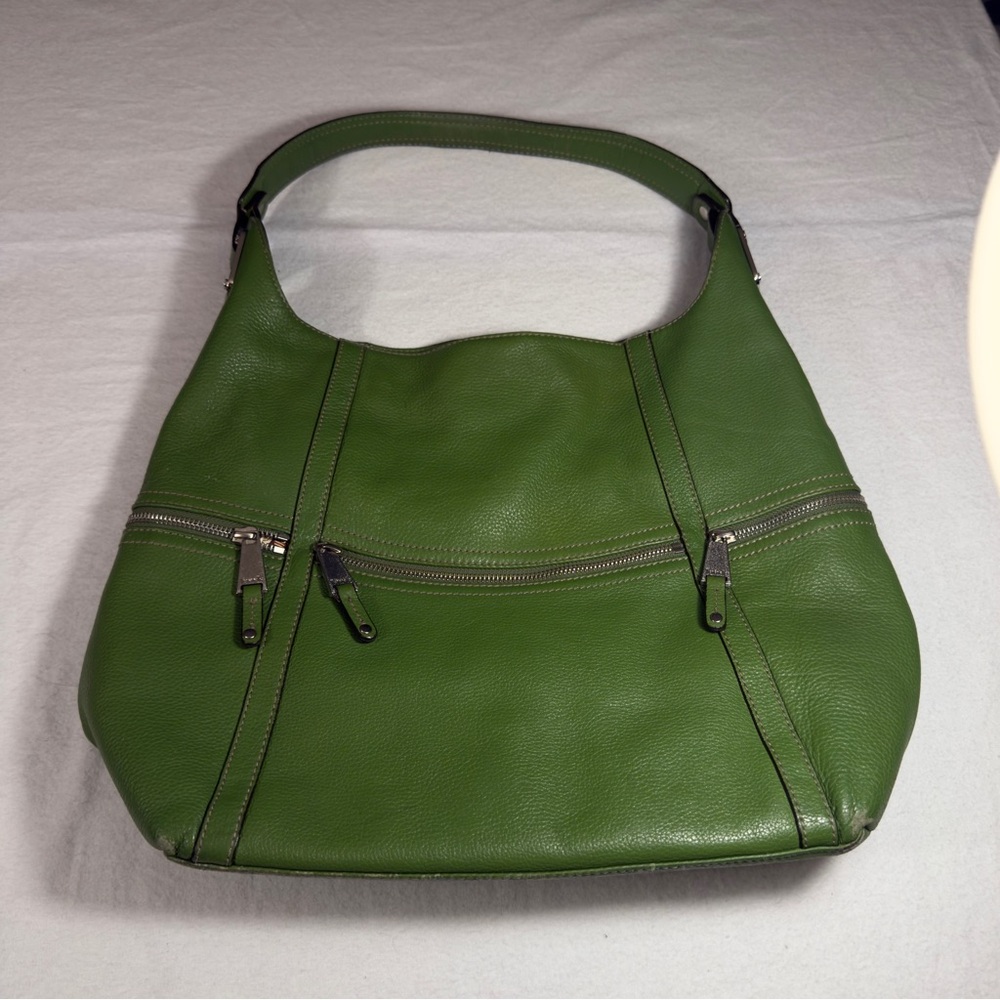Green Leather Shoulder Bag